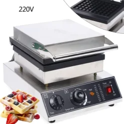 Våffeljärn-Elektrisk Våffeljärn, 1500W Effekt, Non-Stick Beläggning,2