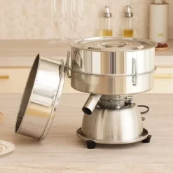 Durkslag & Silar-Elektrisk vibrerande siktmaskin, 40+60 Mesh, Automatisk sifter, shaker, hög effektivitet, justerbar hastighet