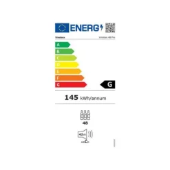 Elektrisk vinkyl - VINOBOX - Vinobox Pro 48 flaskor - Svart - 1 dörr - 85 cm hög