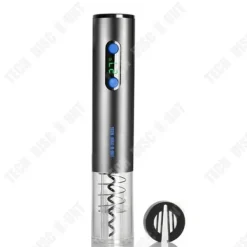 Korkskruvar-Elektrisk vinöppnare - TD® - Silver - Digital display - USB uppladdningsbar - Rostfritt stål
