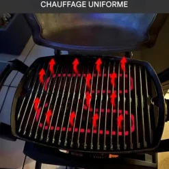 Grillar-Elektrisk Värme för Grill - Ersättningsvärmeelement för Grillar - 2200W, Kompatibel med Weber 66631 Weber Q140 Q1400