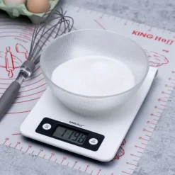 Köksvågar-Elektronisk köksvåg 1g 5kg på skena KINGHOFF KH-1822