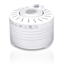 Torkugnar-El-elektrisk torkare, 5 uttöjbara plattor på 28 cm MPM MSG-01 250W Vit 07119