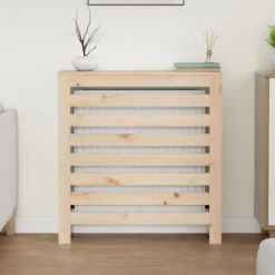 vidaXL Värmeelement-Elementskydd 79,5x19x84 cm massiv furu