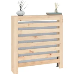 vidaXL Värmeelement-Elementskydd 79,5x19x84 cm massiv furu