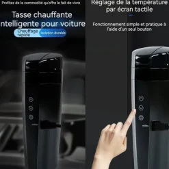 Elkanna INNOVTEC 400ml 12/24V 100°C Rostfritt stål 304 bilkokare vattenkokare Ta med svart