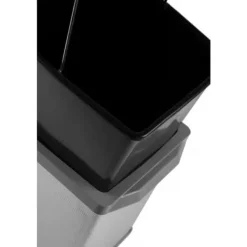 Soptunnor & Papperskorgar-Elletipi Poubelle à encastrer TOWER - utdragbar, automatisk lock, 17 L, PAL609/1ALL