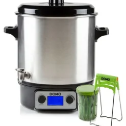 Matuppvärmare-Elvärmare - DOMO - DO42326PC - 2000 W - Rostfritt stål - Timer