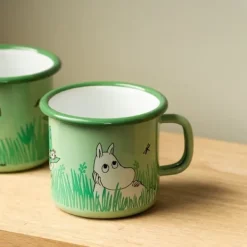 Kaffe- & Teserviser-Emaljmugg Mumin dag i trädgården Pojkar 2.5 dl