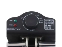 Emerio DF-107090, Frituregryde, 5 L, Enkelt, Sort, Rustfrit stål, Dreje, Stand-alone