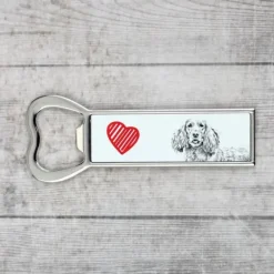 Drinkshakers & Drinkverktyg-Engelsk Cocker Spaniel - flasköppnare med en hund, personlig kylöppnare, unik present till en man från Art-Dog