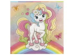 Pappersservetter-Enhörningsservetter - 33x33 cm, 12 st - Grafix