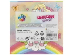 Pappersservetter-Enhörningsservetter - 33x33 cm, 12 st - Grafix