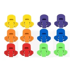 Enkel burköppnare (12-pack) - Återanvändbar läskburköppnare, skyddar fingrarna, perfekt för picknick och fester