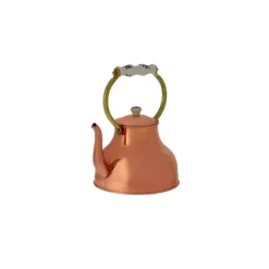 Kaffe- & Tekannor-Enkel vattenkittel med porslinshandtag