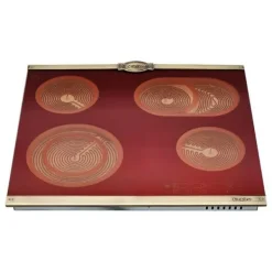 Ensemble four électrique - KAISER - EH 6355 RotEm - 8 funktioner - Glaskeramisk platta 60 cm - Bordeaux