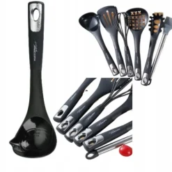 Ergonomisk PBT Masterpan-slev för soppor och såser - elegant och funktionell