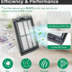 Dammsugartillbehör-Ersättningsdelar för iRobot Roomba Plus 405/505 Combo dammsugare - Håll din robotdammsugare i toppskick