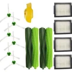 Ersättningsdelar till iRobot Roomba i7 i7+ / i7 Plus E5 E6 E7 Series Borstar - iRobot - Monterad modell - Grön