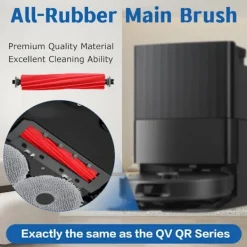 Robotdammsugare-Ersättningskit för Roborock Qrevo-serien Robotdammsugare - Håll Din Dammsugare i Toppskick