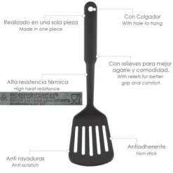 Espatula Rasera Cocina Nylon Basic 32,5 x 9 cm.