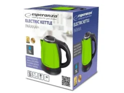 Vattenkokare-Esperanza EKK128G Elkedel Parana 1 L, grøn 1350 W