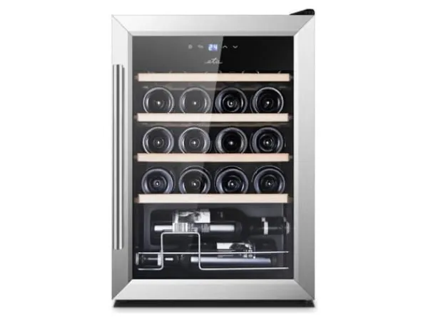 ETA ETA953190010GN - Vinkylare - bredd: 43 cm - djup: 45 cm - höjd: 63.8 cm - 53 liter - Klass G - svart