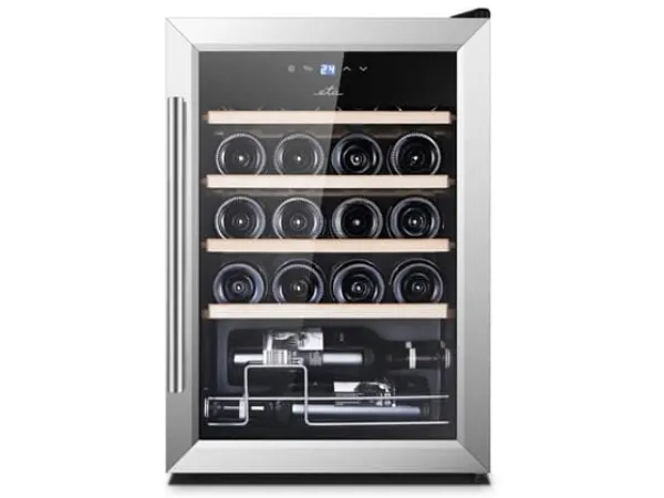 ETA ETA953190010GN - Vinkylare - bredd: 43 cm - djup: 45 cm - höjd: 63.8 cm - 53 liter - Klass G - svart