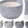 Mortlar & Mortelstötar-Excellent Houseware Keramisk kryddmortel 10,5 cm med stöt