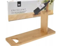 Excellent Houseware Vinställ i trä, för en flaska, 30 x 10,5 x 14 cm