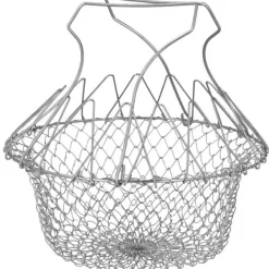 Expanderbar Frityrkorg i Rostfritt Stål - 23 cm
