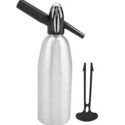 Fashionabla vattenflaskkopp i legerad soda (silver)