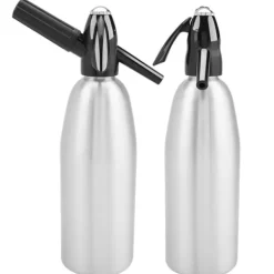 Fashionabla vattenflaskkopp i legerad soda (silver)