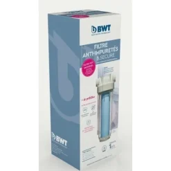 Vattenfilter-Filter - BWT - B.SECURE - anti-föroreningar 25µm - antibakteriellt - Skyddar hälsa, rör och hushållsutrustning