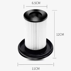 Filterkompatibelt med Bosch Serie8 8-seriens dammsugare, ABS+HEPA, svart, effektiv dammfiltrering