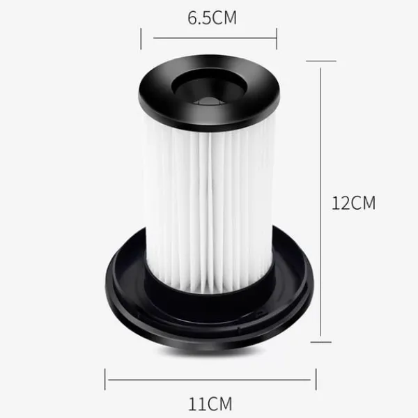 Filterkompatibelt med Bosch Serie8 8-seriens dammsugare, ABS+HEPA, svart, effektiv dammfiltrering