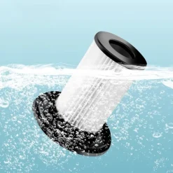 Filterkompatibelt med Bosch Serie8 8-seriens dammsugare, ABS+HEPA, svart, effektiv dammfiltrering