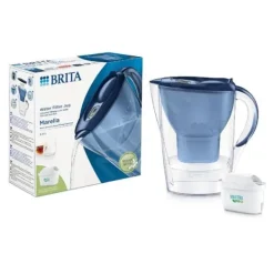 Vattenfilter-Filtrerkanna - Brita - Marella Cool Memo - 2,4 L - Filter MX PRO - Blå