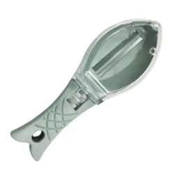 Matskalare & Urkärningsverktyg-Fish Sccaler Praktisk lättanvänd snabb fiskfjällborttagare Skalare skrapa verktyg med lock för hemköket