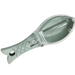 Matskalare & Urkärningsverktyg-Fish Sccaler Praktisk lättanvänd snabb fiskfjällborttagare Skalare skrapa verktyg med lock för hemköket