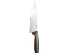 Fiskars 1057558, Knivuppsättning, Rostfritt stål, Rostfritt stål, Svart, Ergonomisk, Mjukt grepp, Finland
