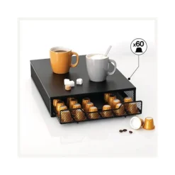 5five - kapselhållare x60 med svart låda 