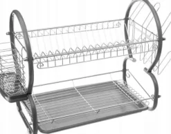 Diskställ & Torkställ-5five Diskmaskin 2 nivåer + bestickkorg, grå