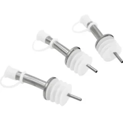 Flaskstopp & Flaskförslutare-Flaskdispenser i stål, 3 st.