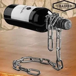 Vinflaskhållare-Flaskhållare - 888 - Metall - Svart - Synnillusion - För vuxna