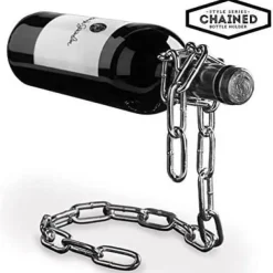 Vinflaskhållare-Flaskhållare - 888 - Metall - Svart - Synnillusion - För vuxna