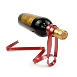 Vinflaskhållare-Flaskhållare - EUROWEB - Röd Band - Metall - 32x17x14cm - Tillbehör Vuxen
