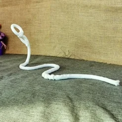 Vinflaskhållare-Flaskhållare - Magisk - Rep - Handgjord - Modern - Vit tråd