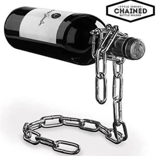 Flaskhållare - Metall - Synvilla - Unik design - För vuxna