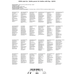 Flaskstopp & Flaskförslutare-Flaskhällare - QUICK, med klaff